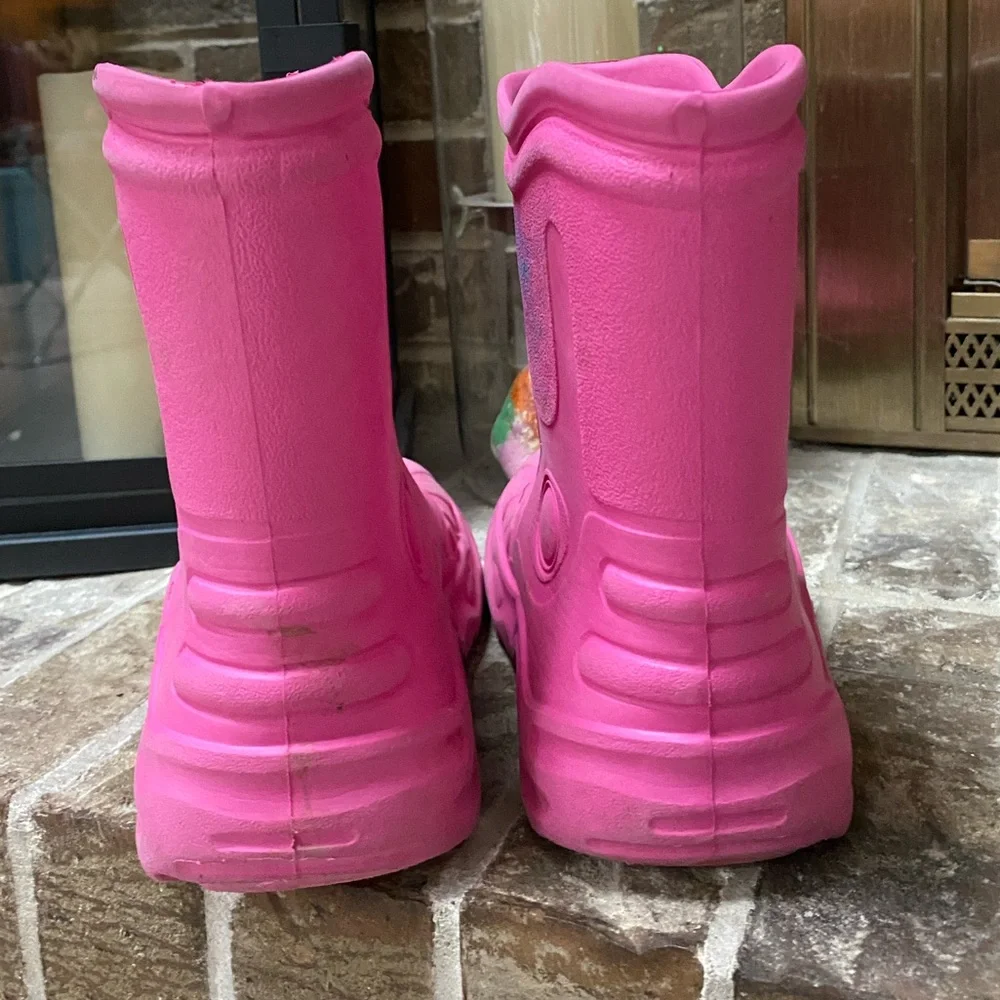 CROCS Rain Boots Pink Spring Boots